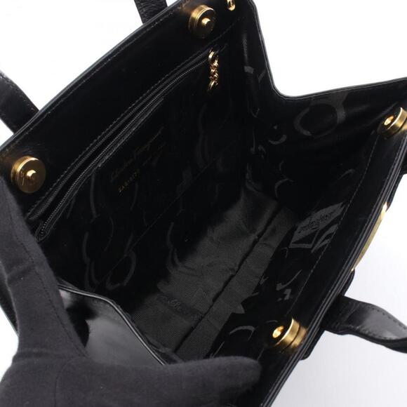 SALVATORE FERRAGAMO Black Leather Bag - Picture 3 of 11